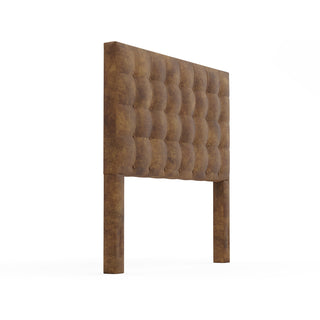 Upholstered Panel Headboard, Queen, Brown