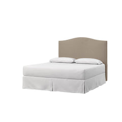 Upholstered Queen Headboard with Nailhead Trim