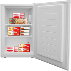 Upright Freezer, 3 Cu. Ft., Reversible Door, Metal, White
