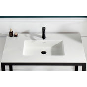 Vanity Top, Conques, 48 in W x 20 in H x 18 in D in White