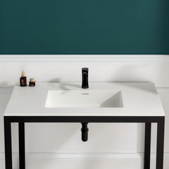 Vanity Top, Conques, 48 in W x 20 in H x 18 in D in White