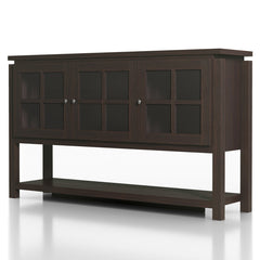 Angle | Three-quarter view of the Varnholt Calajunco Wood Sideboard