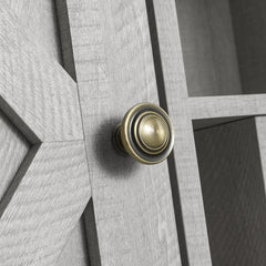Detail | Close view of the Varnholt Calcara Wood Wine Cabinet