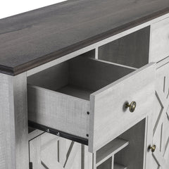 Detail | Close view of the Varnholt Calcara Wood Wine Cabinet