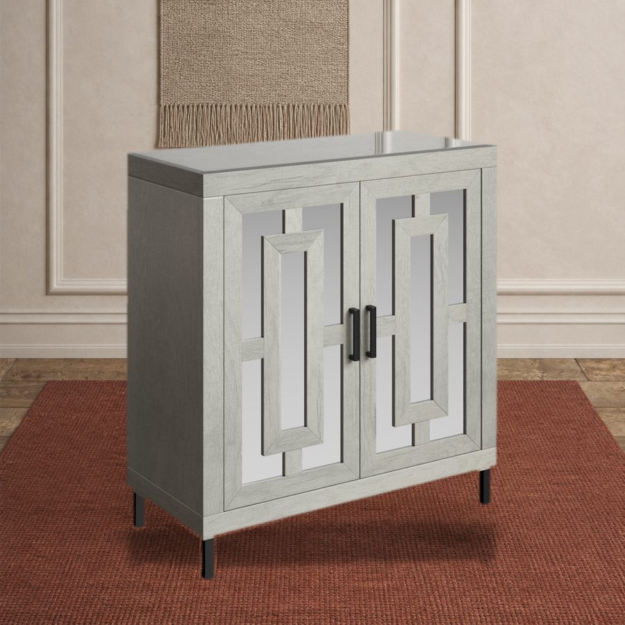 Varnholt Canneto Glass Top Wine Cabinet in a restyled supplier room | Pipeline B room-shell edit 3
