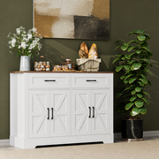 Varnholt Dalur Wood Sideboard in a restyled supplier room | Pipeline B room-shell edit 1