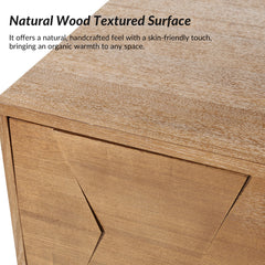 Texture | Close view of the Varnholt Ditella Adjustable 4-Door Sideboard