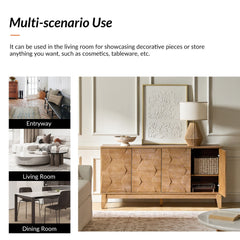 Room | The Varnholt Ditella Adjustable 4-Door Sideboard in a styled room