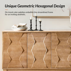 Detail | Close view of the Varnholt Ditella Adjustable 4-Door Sideboard