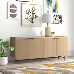 Room | The Varnholt Formiche Reeded 4-Door Sideboard in a styled room