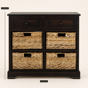 Dimensions | front view of cabinet with 29.9 inch width and 26 inch height callouts