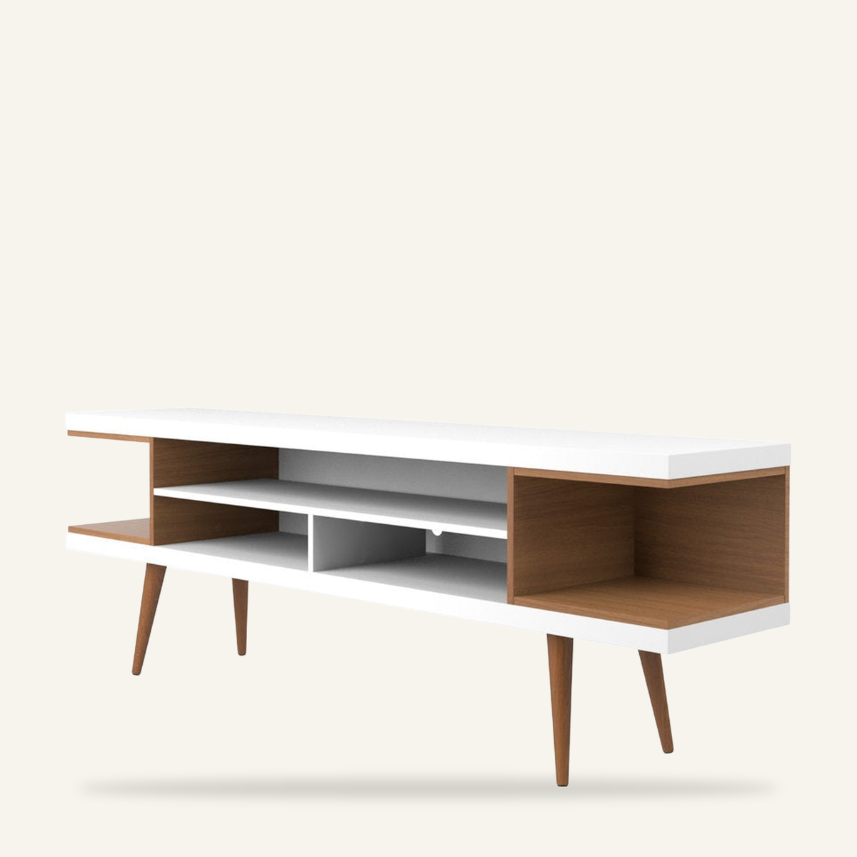 Varnholt Glyvursnes Cream White TV Stand