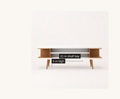 Shelf dimensions | Front studio view labeled 21 inch shelf bay and 5 inch shelf height