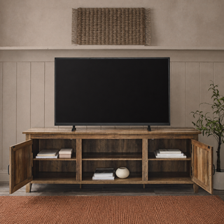 Varnholt Haldarsvik Wood TV Stand