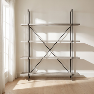 Varnholt Hvalvioyri Iron Etagere Bookcase