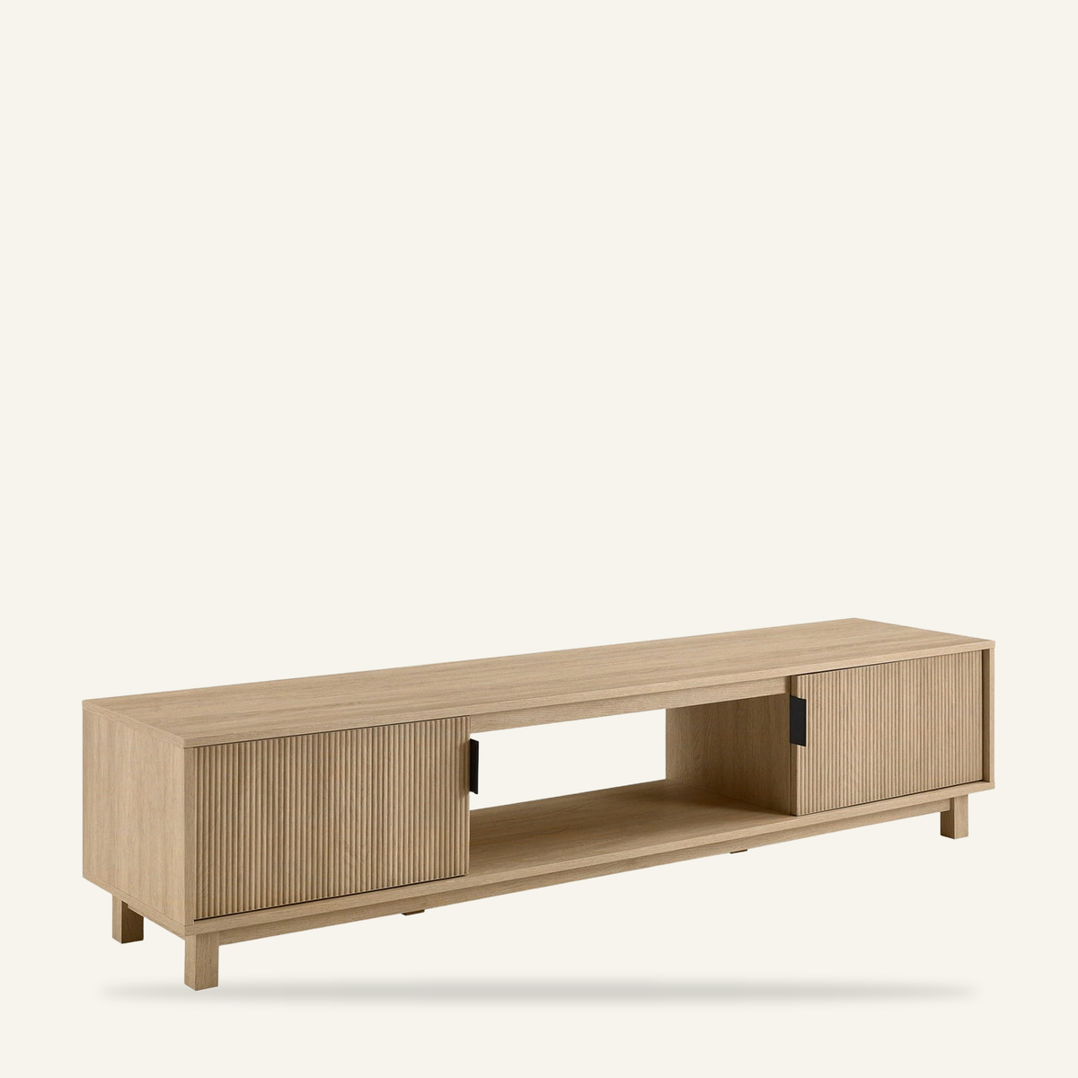 Varnholt Hvannasund Reeded TV Stand