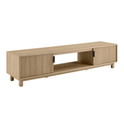 Varnholt Hvannasund Reeded Tv Stand | untouched supplier studio 3
