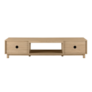 Varnholt Hvannasund Reeded Tv Stand | untouched supplier studio 4