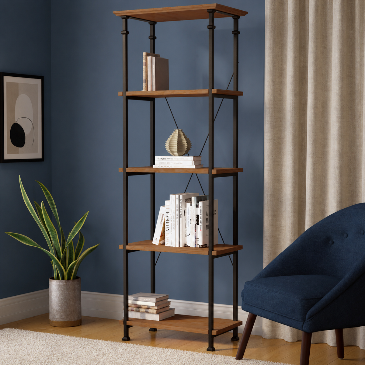 Varnholt Kollafjordur Etagere Bookcase