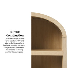 Detail | Close view of the Varnholt Litladimun Arched Bookcase