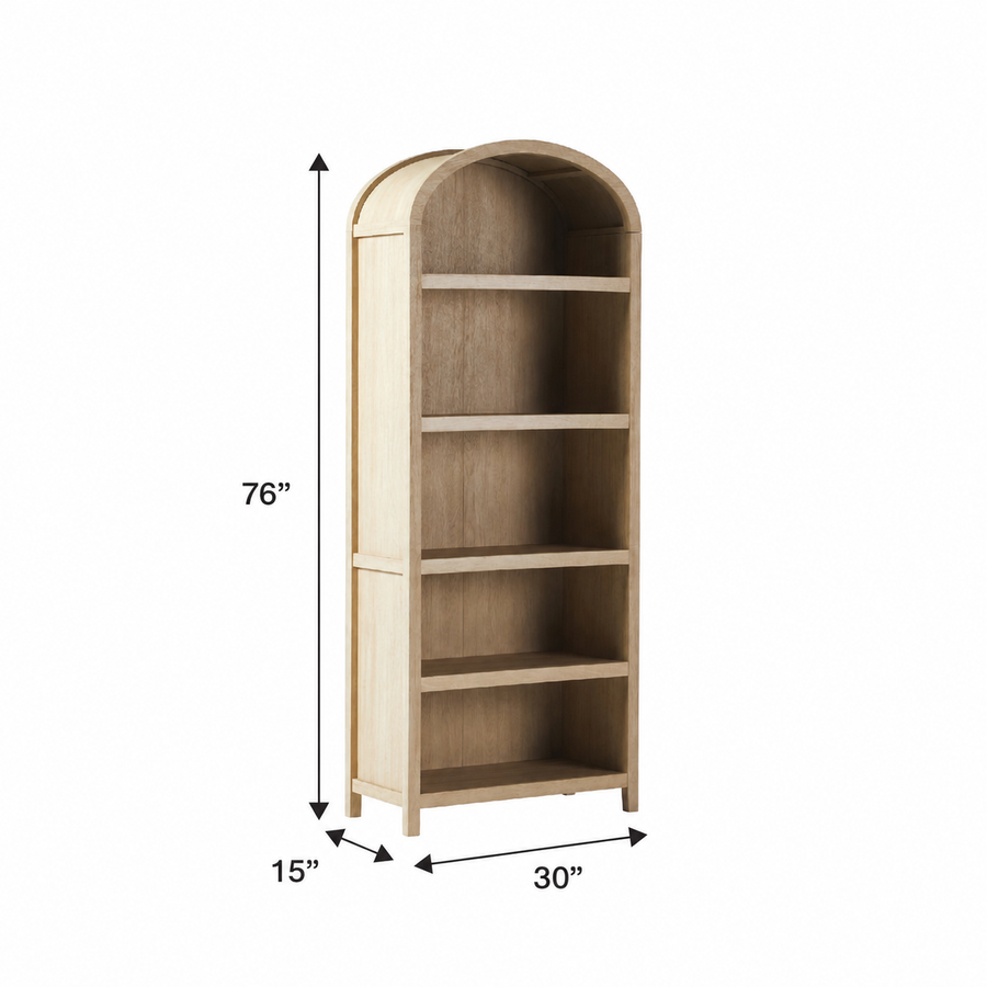 Varnholt Litladimun Arched Bookcase | untouched supplier studio 1