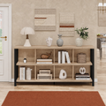 Varnholt Nolsoy Wood Bookcase in a restyled supplier room | Pipeline B room-shell edit 4