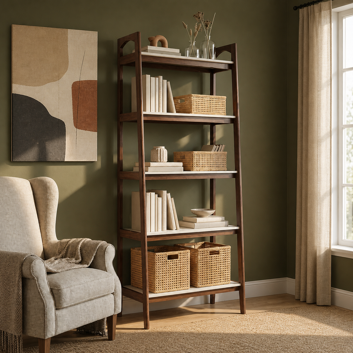 Varnholt Nordskaali Ladder Bookcase