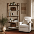 Varnholt Nordskaali Ladder Bookcase in a restyled supplier room | Pipeline B room-shell edit 3