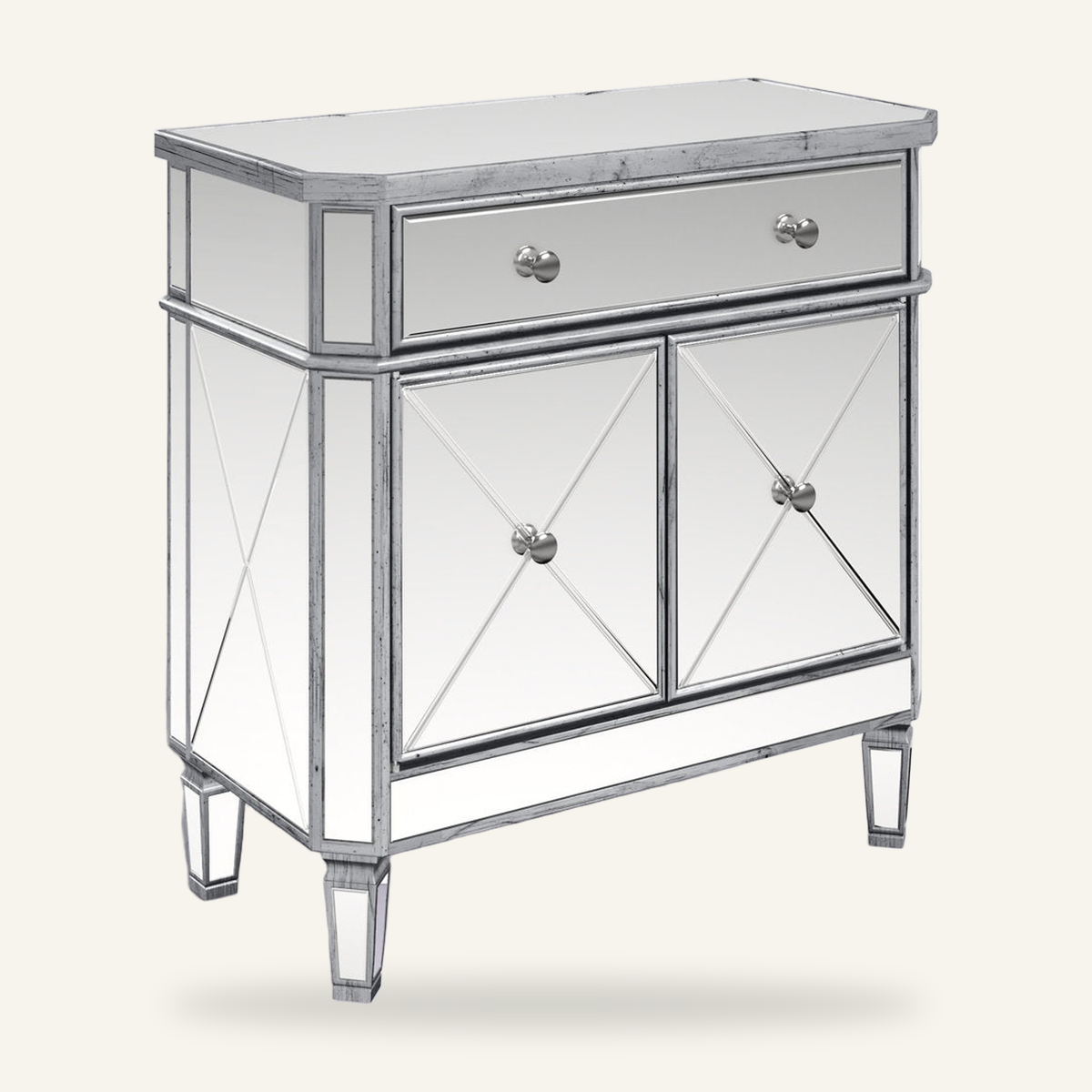 Varnholt Nordtoftir Mirrored Cabinet