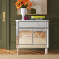 Varnholt Nordtoftir Mirrored Cabinet in a restyled supplier room | Pipeline B room-shell edit 1