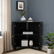 Varnholt Oyrarbakki Corner Cabinet in a restyled supplier room | Pipeline B room-shell edit 3