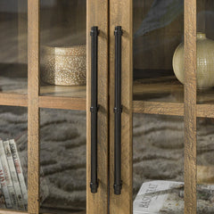 Detail | Close view of the Varnholt Skarvanes Wood TV Stand