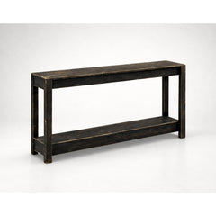 Angle | Three-quarter view of the Varnholt Svinoy Wood Console Table