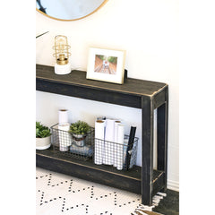 Room | The Varnholt Svinoy Wood Console Table in a styled room