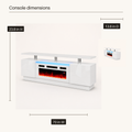 Dimensions | console dimensions diagram showing 70 in W, 23.8 in H and 13.8 in D