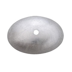 Vessel Bathroom Sink, Oval, Glass, 20 x 14 In