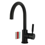 Vessel Faucet, Kaiser, Single-Handle with High-Arc Spout in Matte Black