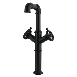 Vessel Sink Faucet, Fuller, Two-Handle Single-Hole in Matte Black