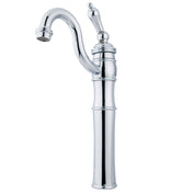 Vessel Sink Faucet, Heirloom, Single Handle with 1 Hole in Polished Chrome
