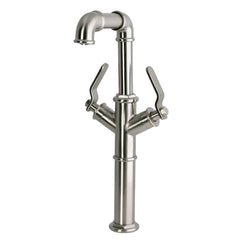 Vessel Sink Faucet, Whitaker, Two-Handle Deck Mount in Brushed Nickel