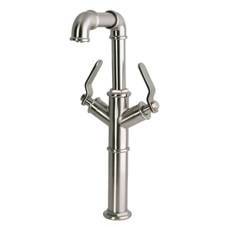 Vessel Sink Faucet, Whitaker, Two-Handle Deck Mount in Brushed Nickel