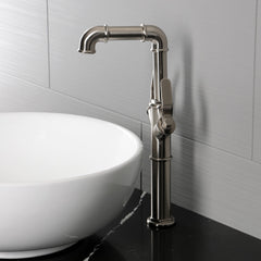 Vessel Sink Faucet, Whitaker, Two-Handle Deck Mount in Brushed Nickel