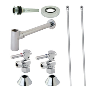 Vessel Sink Trim Kit, Trimscape, Bottle Trap and Drain in Polished Chrome