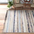 Rattan lounge | the rug shown beside a rattan lounge chair