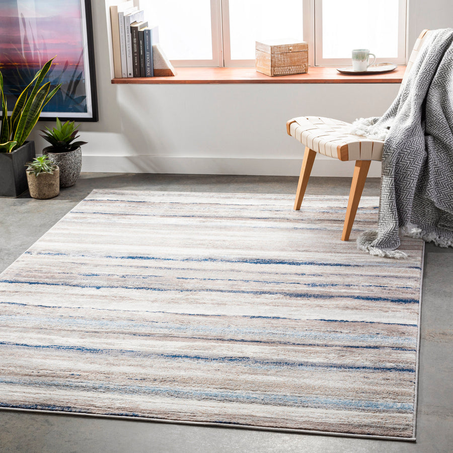 Window seat | the rug shown by a sunlit window seat