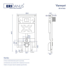 Wall Hung Toilet, Hampton, Elongated, Dual Flush, In-Wall Tank Carrier, White