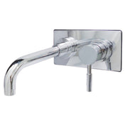 Wall Mount Bathroom Faucet, Concord, Single-Handle 2-Hole in Polished Chrome