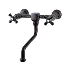 Wall Mount Bathroom Faucet, Duchess, Double-Handle 2-Hole in Oil Rubbed Bronze