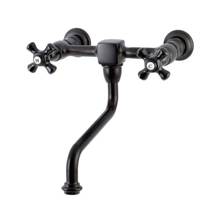 Wall Mount Bathroom Faucet, Duchess, Double-Handle 2-Hole in Oil Rubbed Bronze