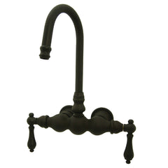 Wall Mount Clawfoot Tub Faucet, Heirloom, Two Handle in Oil Rubbed Bronze